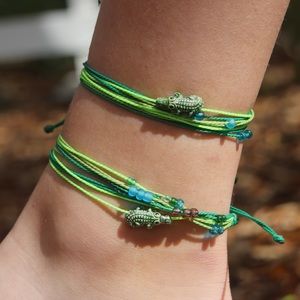Matching Adjustable Gator Anklets